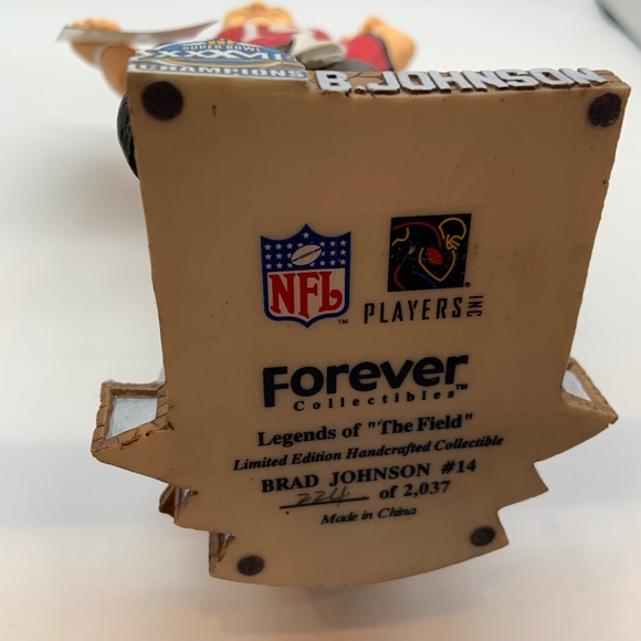 VTG Tampa Bay Buccaneers Super Bowl Champs Brad Johnson Collectible Bobblehead - Picture 15 of 17